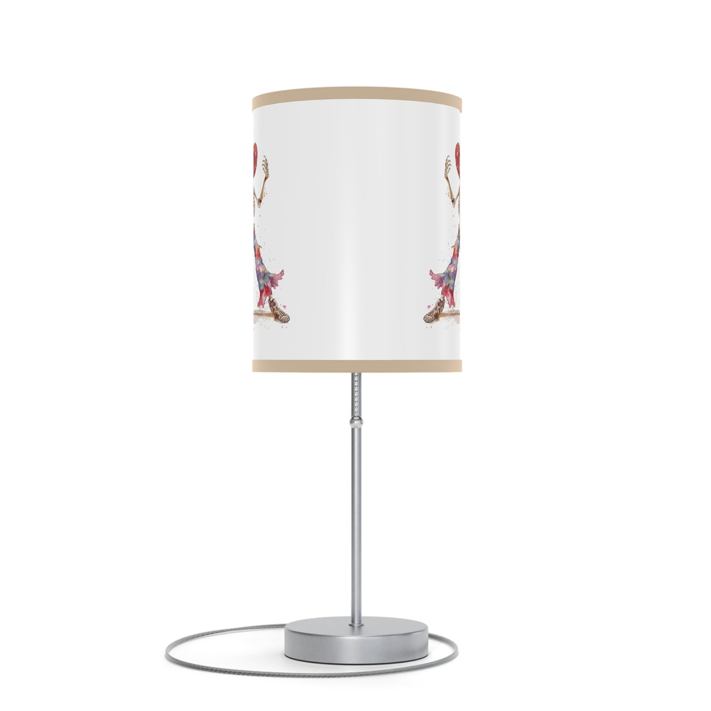 Lamp on a Stand, US|CA plug - Watercolor Skeleton Lamp - Table Lamps