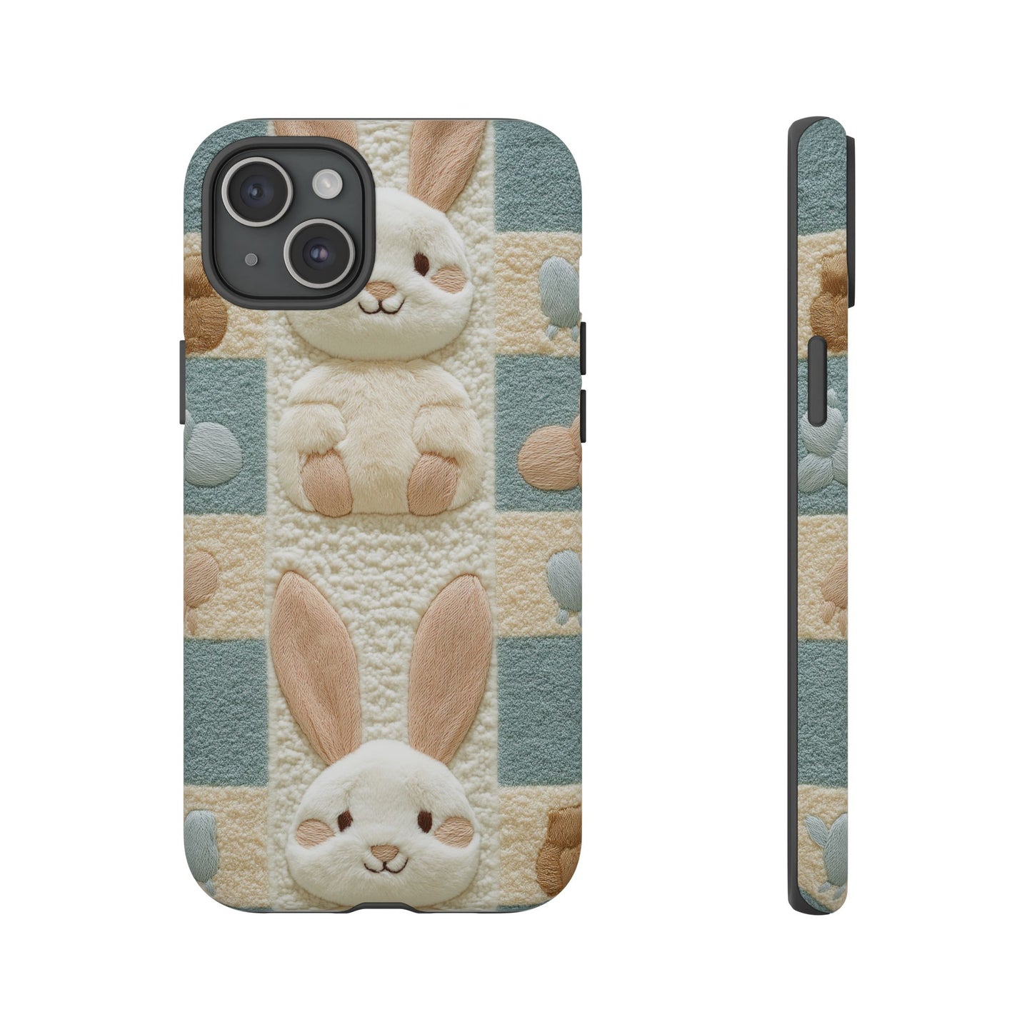 Adorable Rabbits Phone Case – Cute & Durable Protection - iPhone, Samsung, and Google case