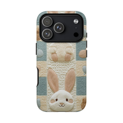 Adorable Rabbits Phone Case – Cute & Durable Protection - iPhone, Samsung, and Google case