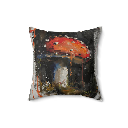 Square Oil colored Mushroom Cushion