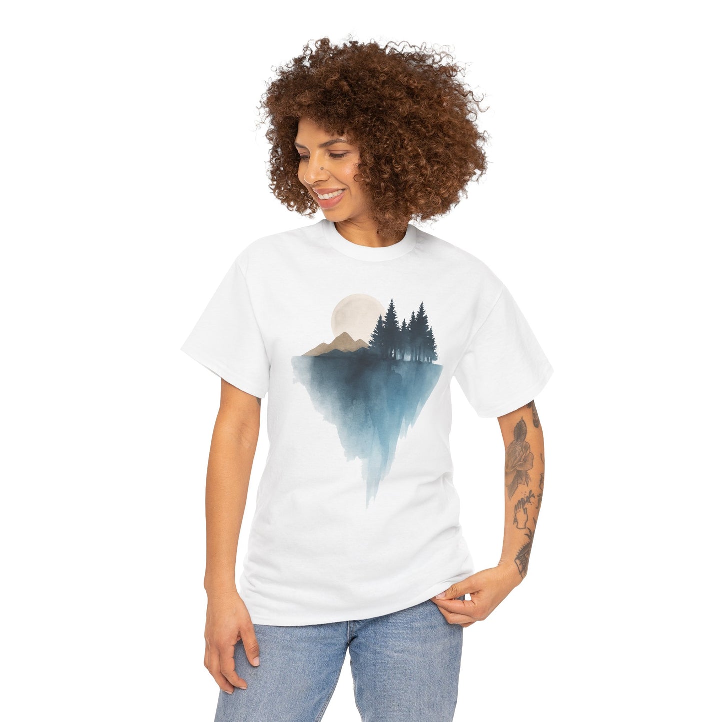 Scenic Nature Unisex Cotton Tee - Adventure Awaits