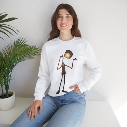 Victory Lamp Crewneck Sweatshirt - Unisex Heavy Blend™ Crewneck Sweatshirt