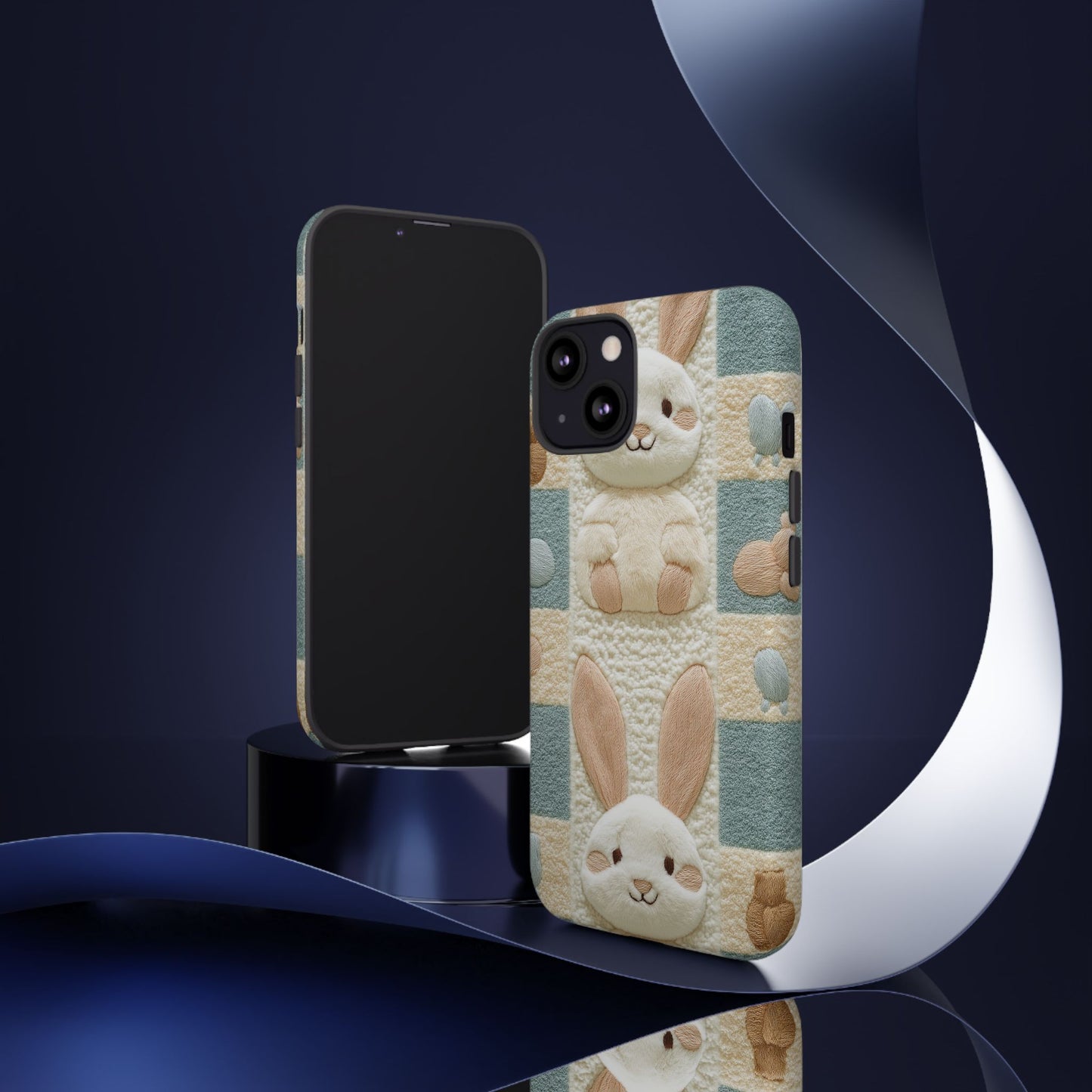 Adorable Rabbits Phone Case – Cute & Durable Protection - iPhone, Samsung, and Google case