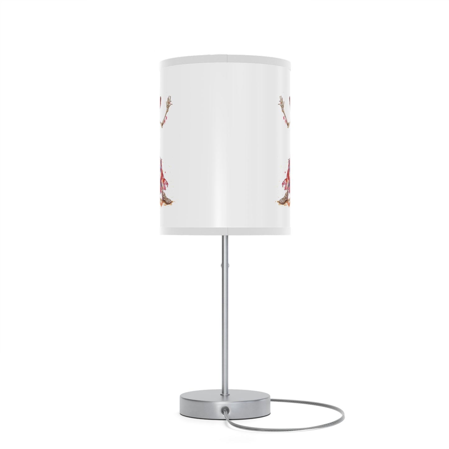 Lamp on a Stand, US|CA plug - Watercolor Skeleton Lamp - Table Lamps