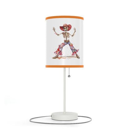 Lamp on a Stand, US|CA plug - Watercolor Skeleton Lamp - Table Lamps