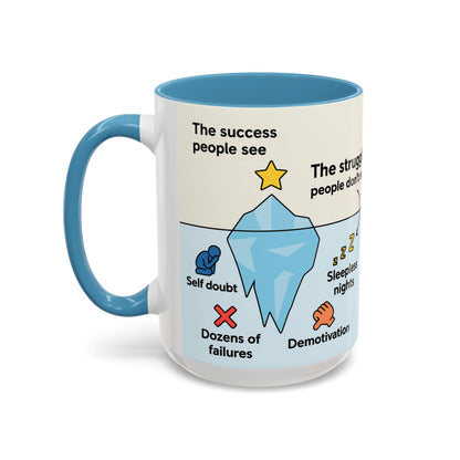 Motivational Coffee Mug - The Success People See, The Struggle Don’t See - Gift - Graduation Gift - Hardworking Professionals Gift