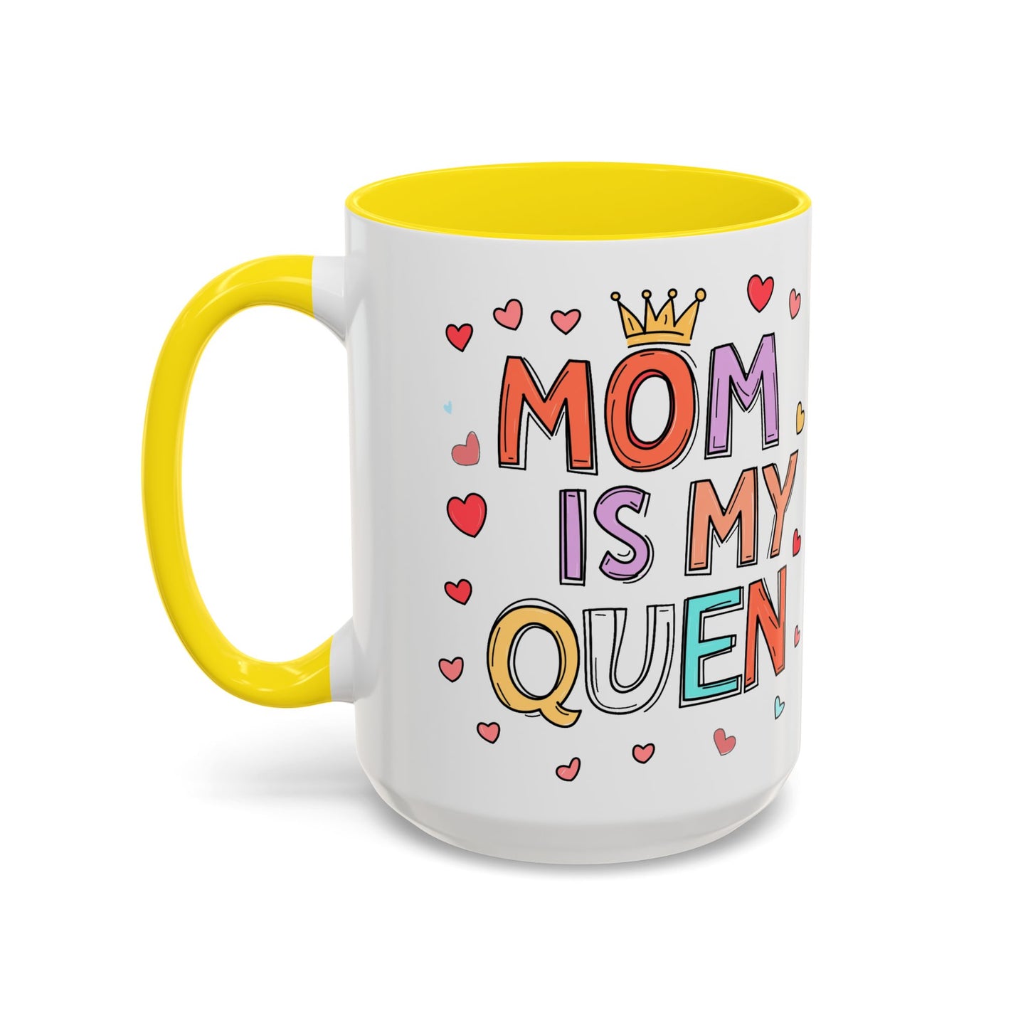 Queen Mom Accent Coffee Mug - Perfect Gift for Mother's Day - Birthday Gift
