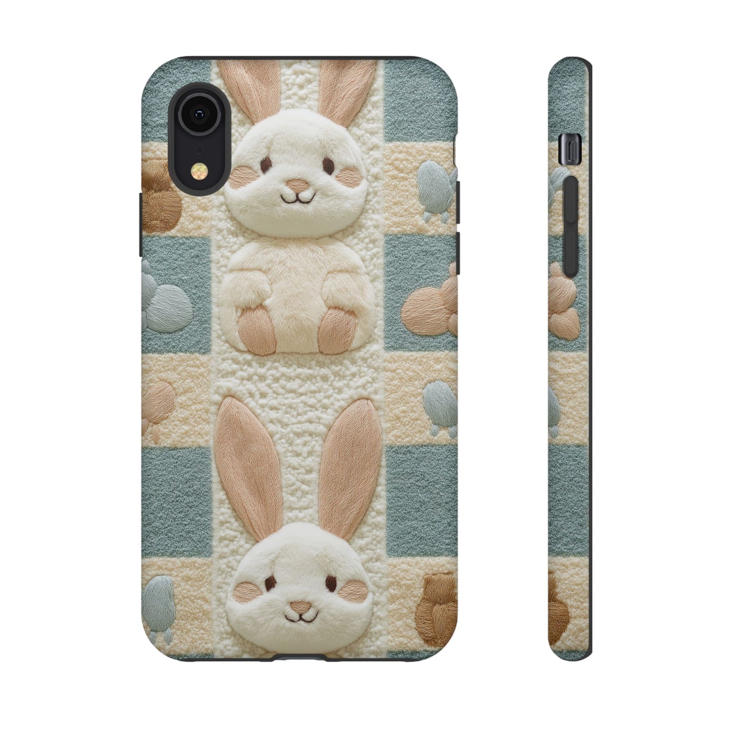Adorable Rabbits Phone Case – Cute & Durable Protection - iPhone, Samsung, and Google case