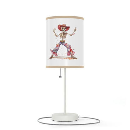 Lamp on a Stand, US|CA plug - Watercolor Skeleton Lamp - Table Lamps