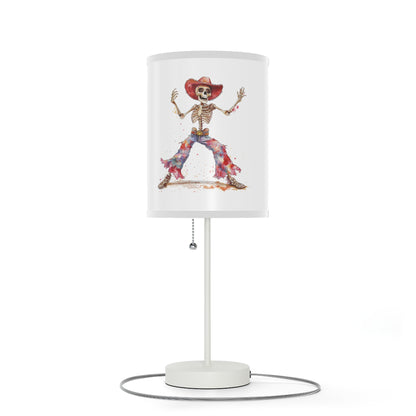 Lamp on a Stand, US|CA plug - Watercolor Skeleton Lamp - Table Lamps