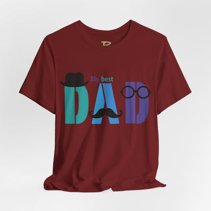 My Best Dad Tee, Father's Day Gift, Dad Shirt, Gift for Dad, Casual Wear, Birthday Gift for Dad
