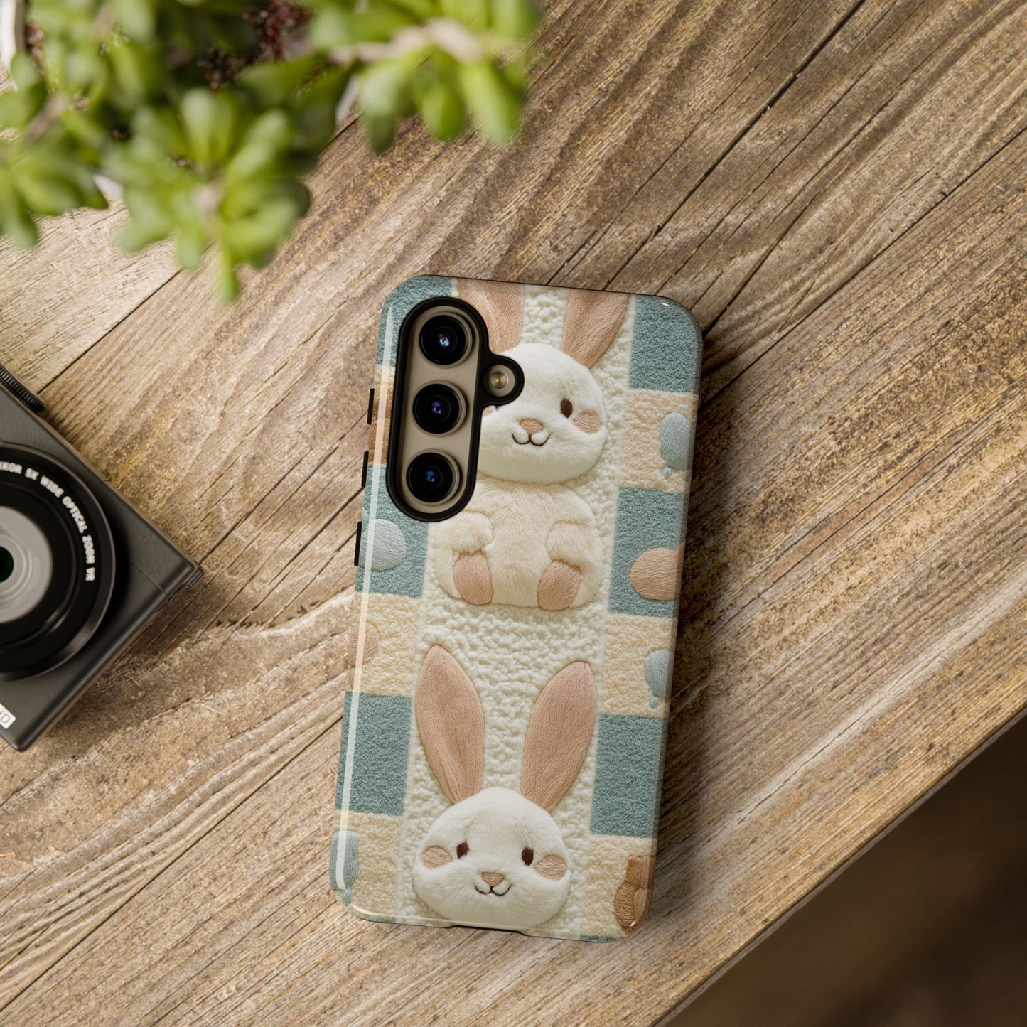 Adorable Rabbits Phone Case – Cute & Durable Protection - iPhone, Samsung, and Google case