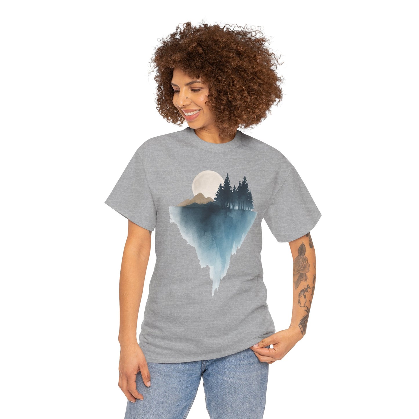 Scenic Nature Unisex Cotton Tee - Adventure Awaits