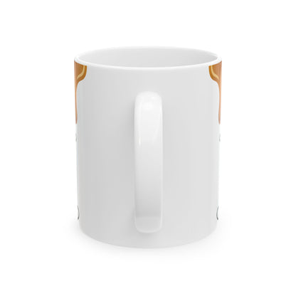 Cute Ceramic Mug - 11oz & 15oz - Perfect for Coffee Lovers