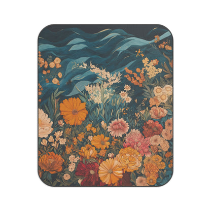 Botanical Floral Picnic Blanket - Outdoor Blanket for Gatherings & Relaxation