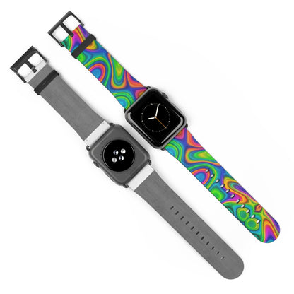 Psychedelic Swirl Watch Band