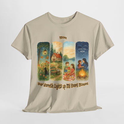 Mom Love Unisex Cotton Tee - Nostalgic & Heartwarming Gift for Mother's Day - Birthday Gift
