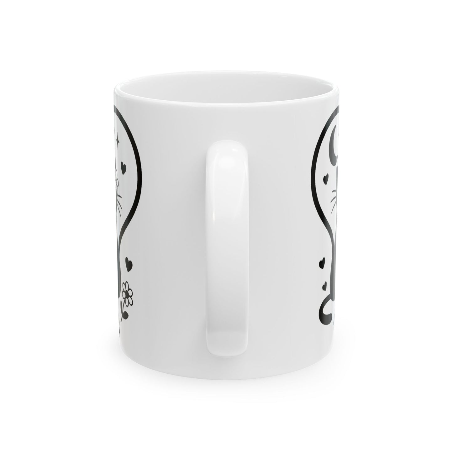 Cute Cat Lover Ceramic Mug - 11oz & 15oz - Perfect for Home & Office