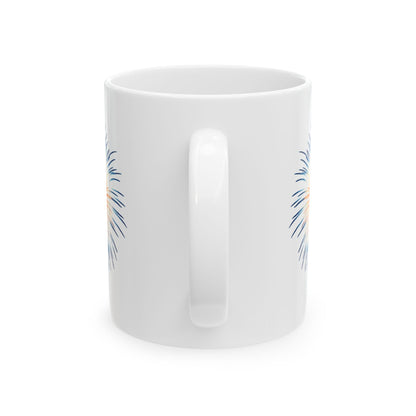 Fireworks Ceramic Mug, (11oz, 15oz)