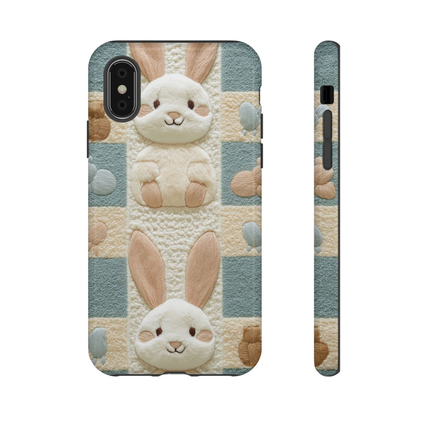 Adorable Rabbits Phone Case – Cute & Durable Protection - iPhone, Samsung, and Google case