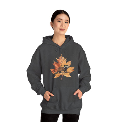 Raccoon Design Hoodie - Unisex Heavy Blend™ Hooded Sweatshirt