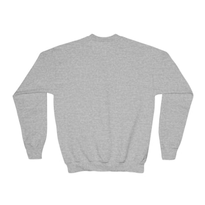 Youth Crewneck Sweatshirt -  Race car-themed Design Sweatshirt