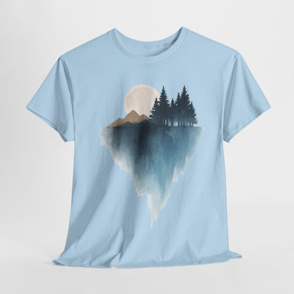 Scenic Nature Unisex Cotton Tee - Adventure Awaits