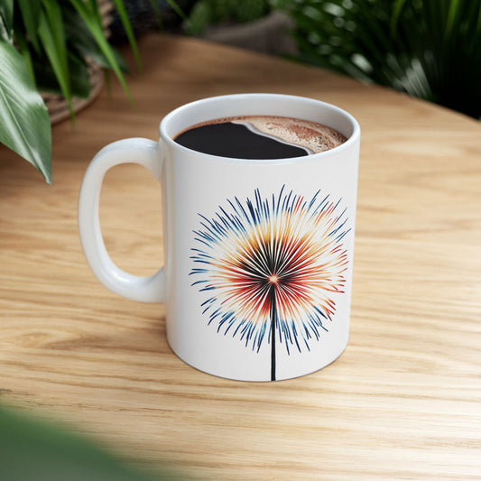 Fireworks Ceramic Mug, (11oz, 15oz)
