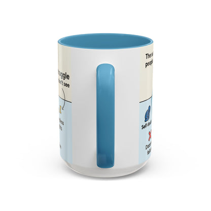 Motivational Coffee Mug - The Success People See, The Struggle Don’t See - Gift - Graduation Gift - Hardworking Professionals Gift