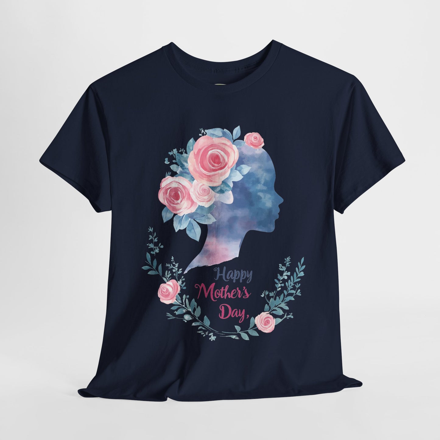 Floral Mother’s Day Heavy Cotton Tee - Gift for Mom