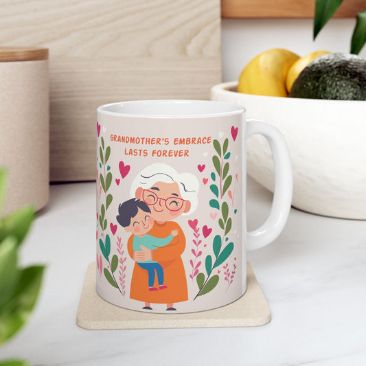 Loving Grandparents Ceramic Mug – Heartwarming Gift for Family - Grandma Gift - Birthday Gift