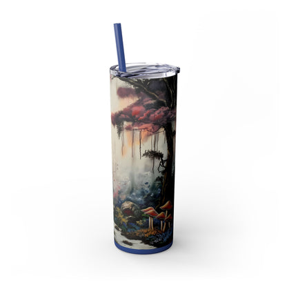 Skinny Tumbler with Straw, 20oz - Forest Insulated Tumbler