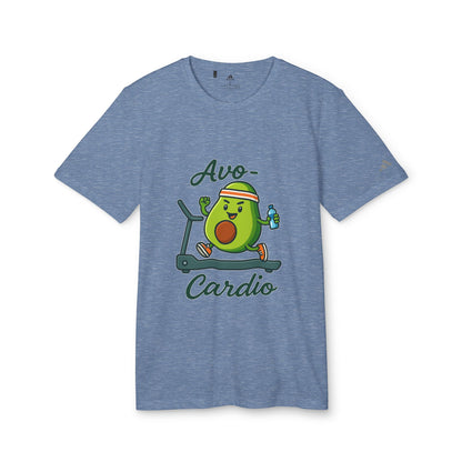 Funny Adidas Avocado Cardio T-Shirt, Unisex Workout Tee, Perfect Gift for Fitness Lovers, Gym Wear, Casual Style, Fitness Enthusiast Apparel