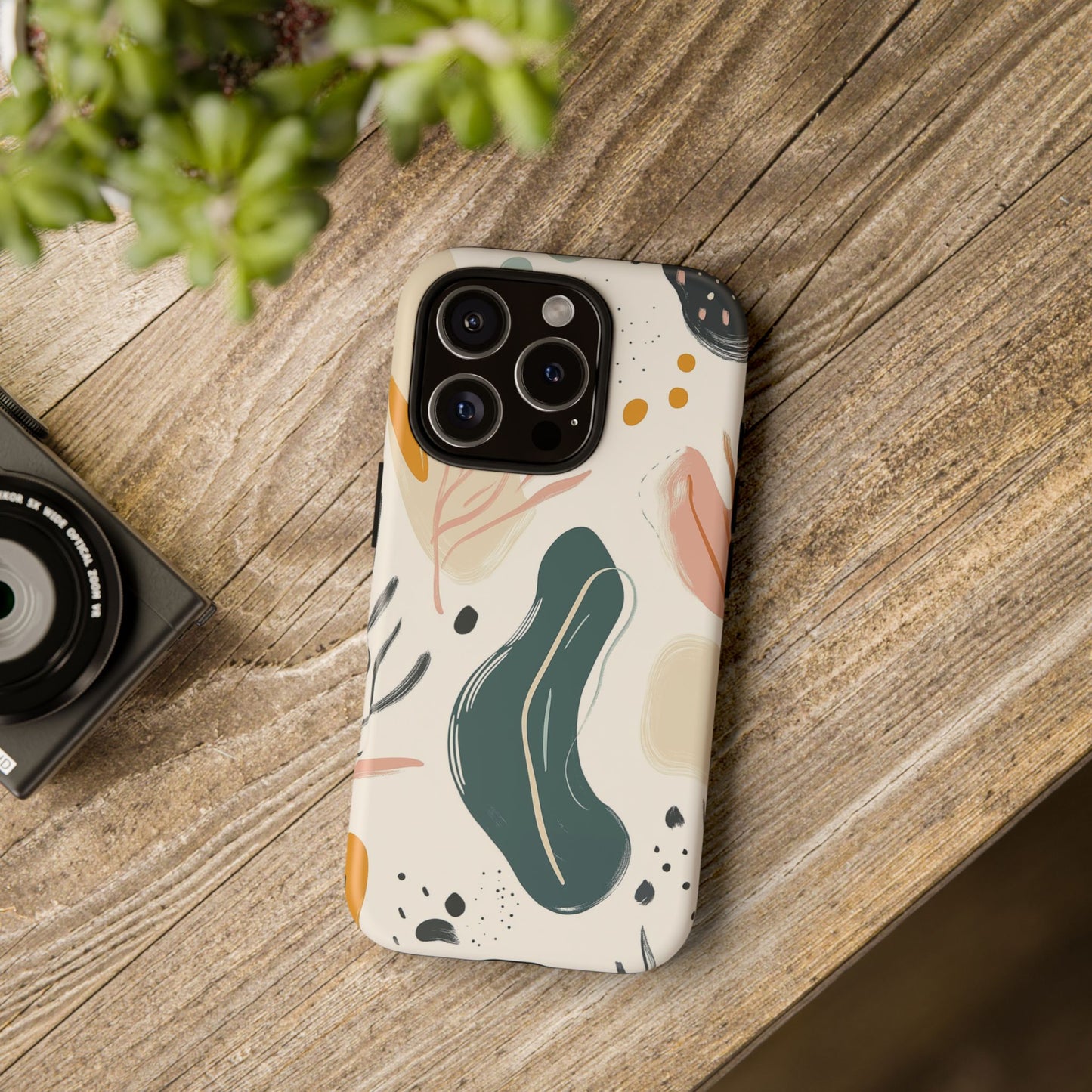 Phone Case with Abstract Art design - iPhone, Samsung, and Google case