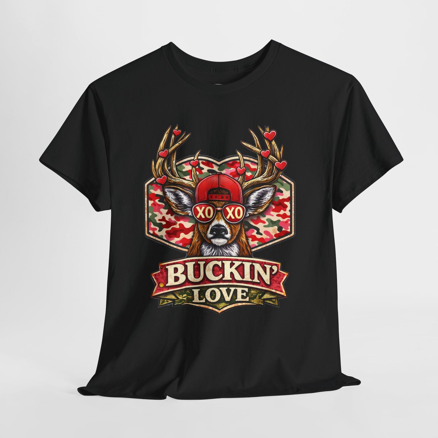 Camo Deer Valentine Shirt, XO XO Shirt