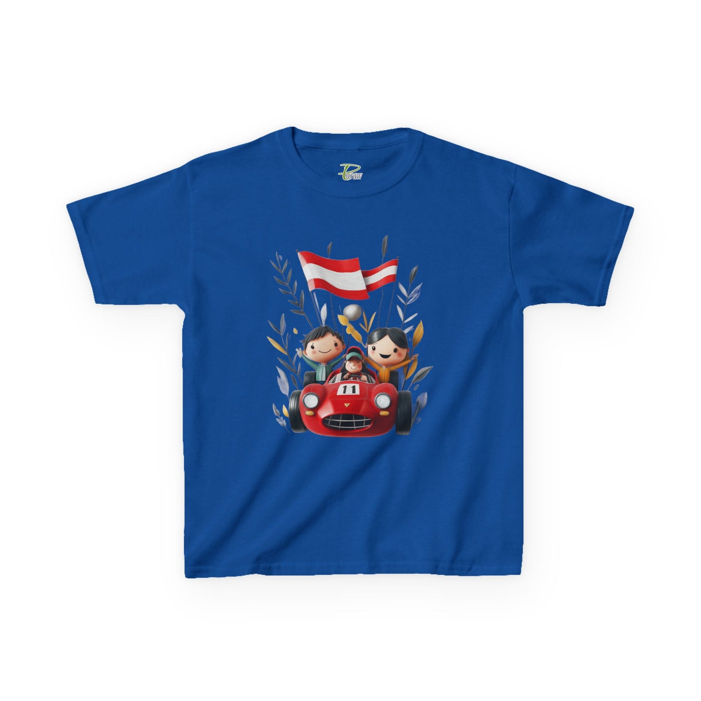 Youth Heavy Cotton™ Tee - Funny Race Car Graphic T-shirt for Kids