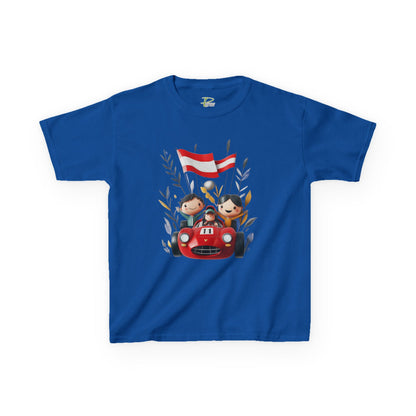 Youth Heavy Cotton™ Tee - Funny Race Car Graphic T-shirt for Kids