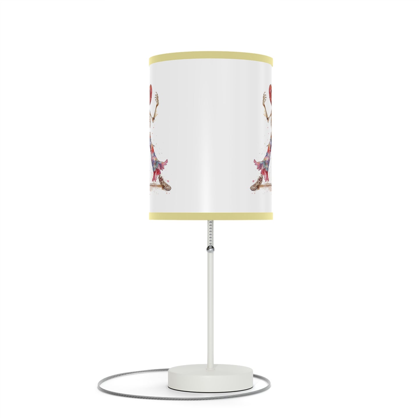 Lamp on a Stand, US|CA plug - Watercolor Skeleton Lamp - Table Lamps