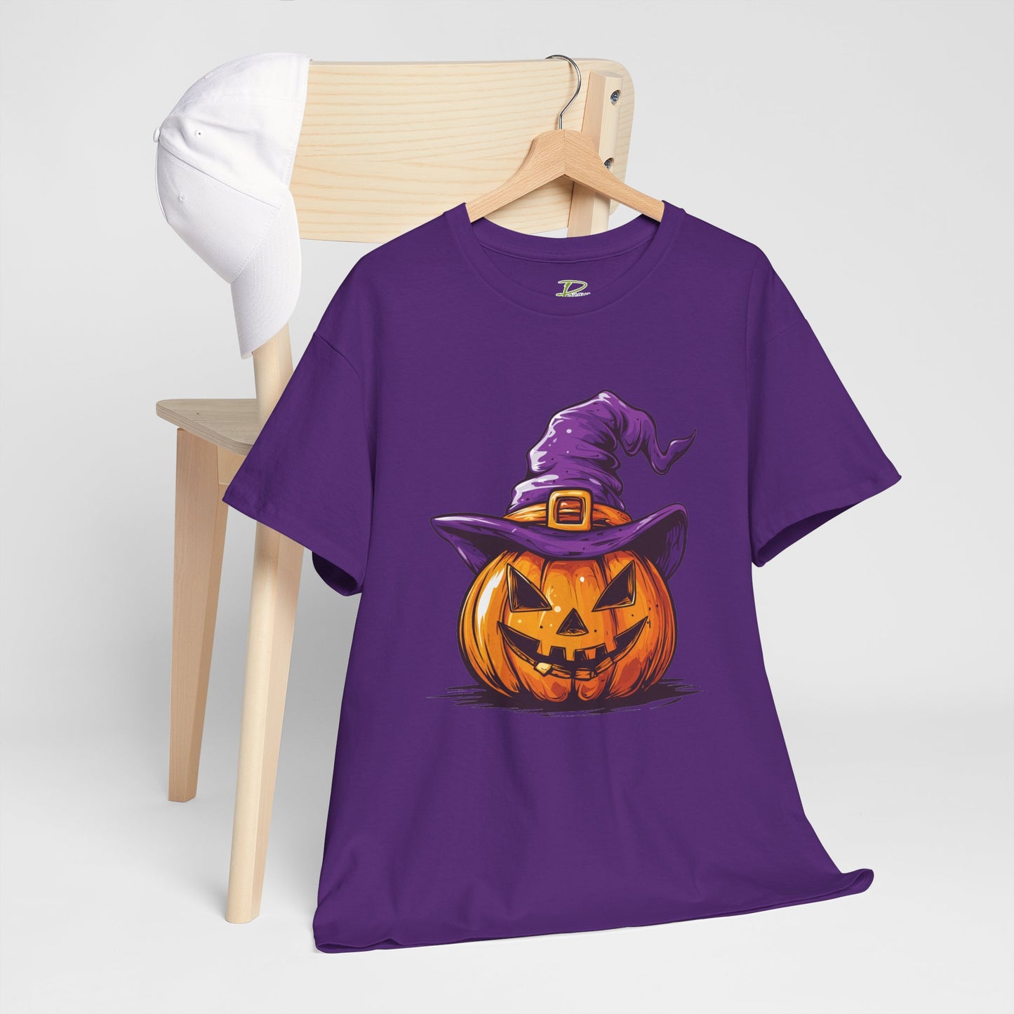 Pumpkin T-shirt - Halloween Tee - Unisex Heavy Cotton Tee - Spooky t-shirt