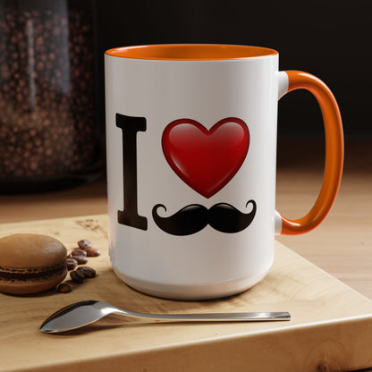I Love Dad Accent Coffee Mug - Perfect Gift for Men - Father's Day Gift