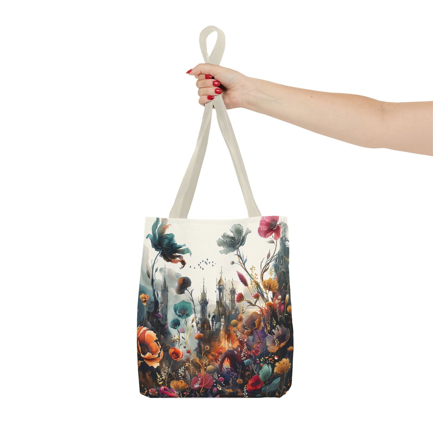 Nature and Castle Tote Bag - Two side print