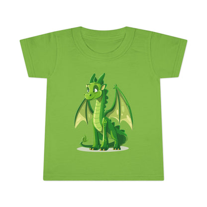 Cute Green Dragon Toddler T-Shirt - Adorable Kids Tee for Playtime and Parties - Unisex Toddler T-Shirt