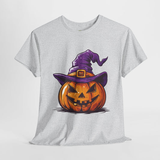 Pumpkin T-shirt - Halloween Tee - Unisex Heavy Cotton Tee - Spooky t-shirt