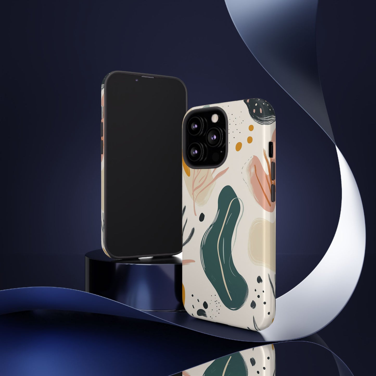 Phone Case with Abstract Art design - iPhone, Samsung, and Google case