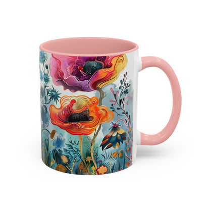 Accent Watercolor Coffee Mug, (11, 15oz)