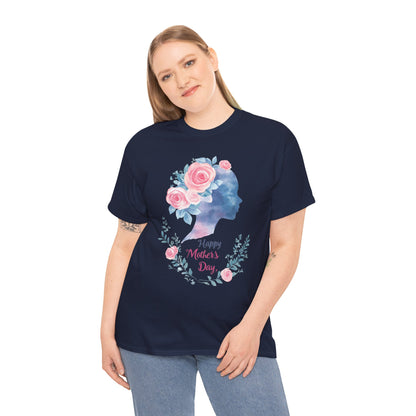 Floral Mother’s Day Heavy Cotton Tee - Gift for Mom