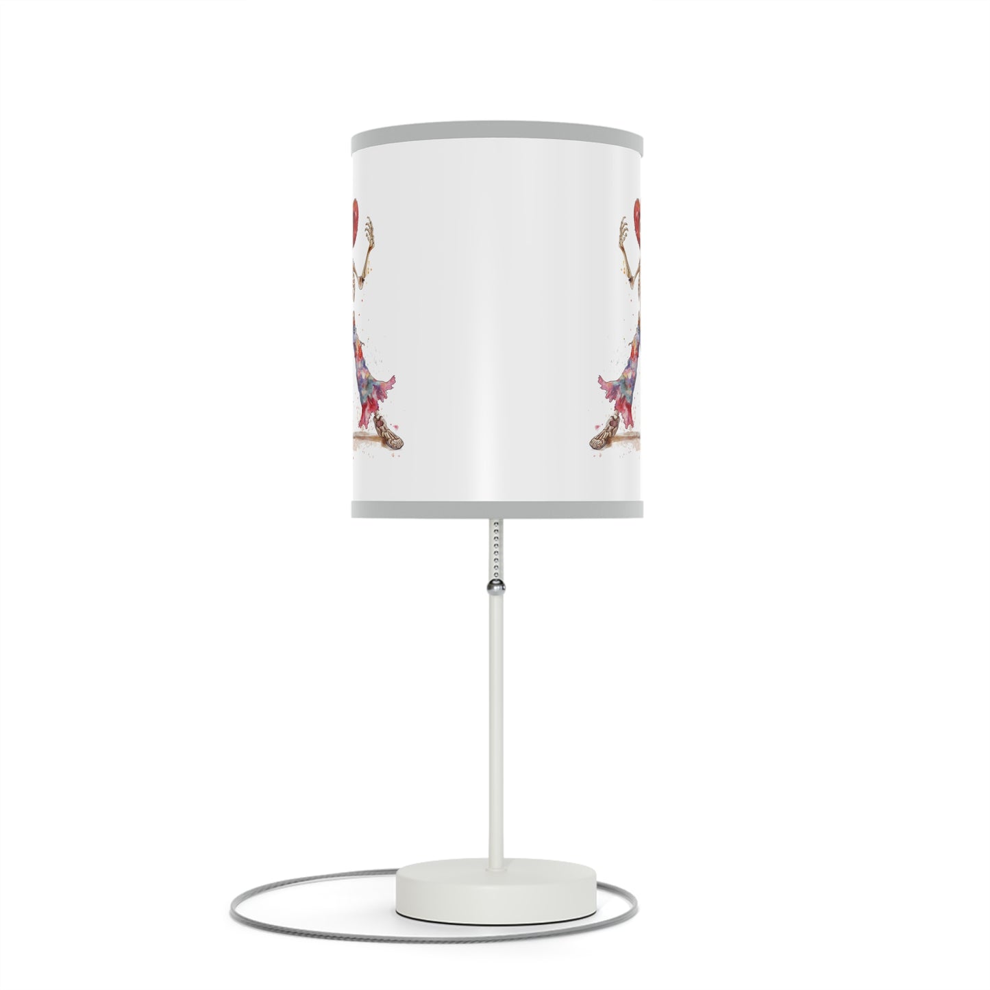 Lamp on a Stand, US|CA plug - Watercolor Skeleton Lamp - Table Lamps