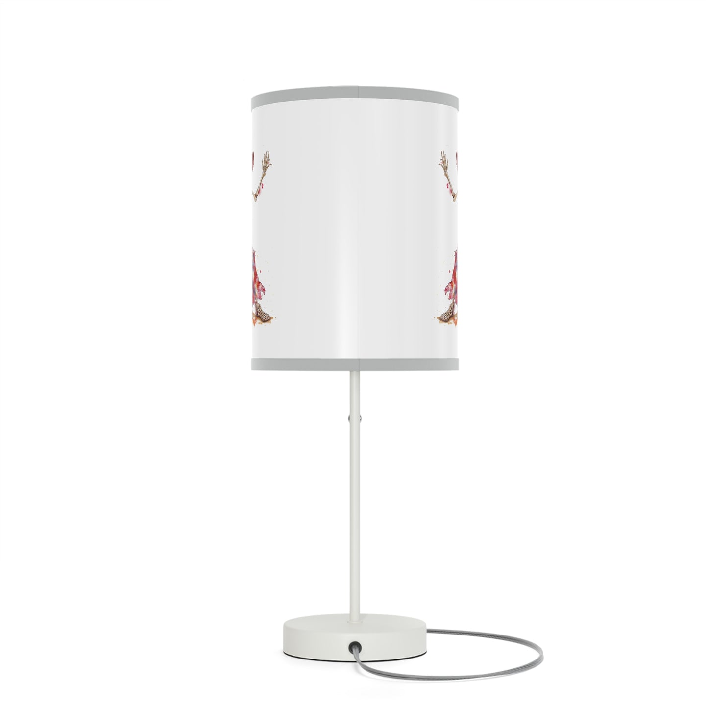 Lamp on a Stand, US|CA plug - Watercolor Skeleton Lamp - Table Lamps