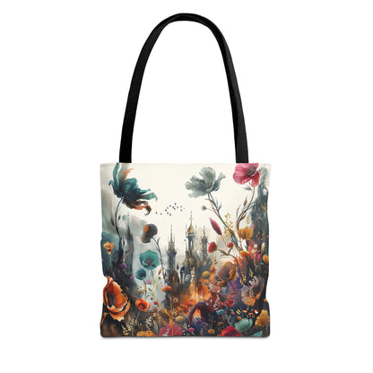 Nature and Castle Tote Bag - Two side print