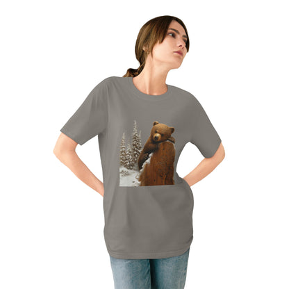 Cozy Bear Wilderness Tee - Perfect for Nature Lovers and Outdoorsy Adventures - Organic Staple T-shirt